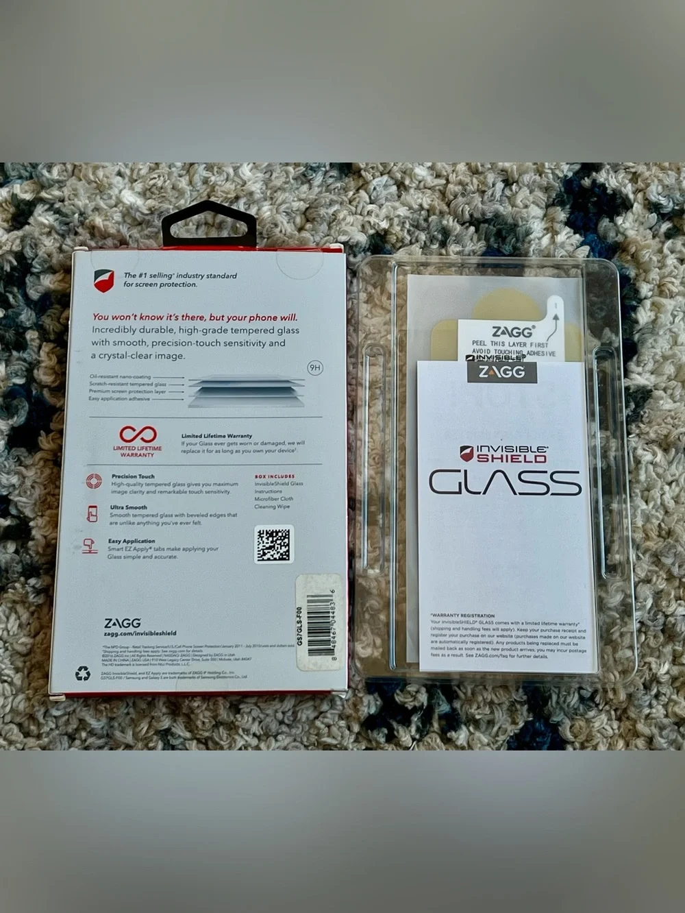 InvisibleShield Glass Screen Protector for Samsung Galaxy S7 - Clear